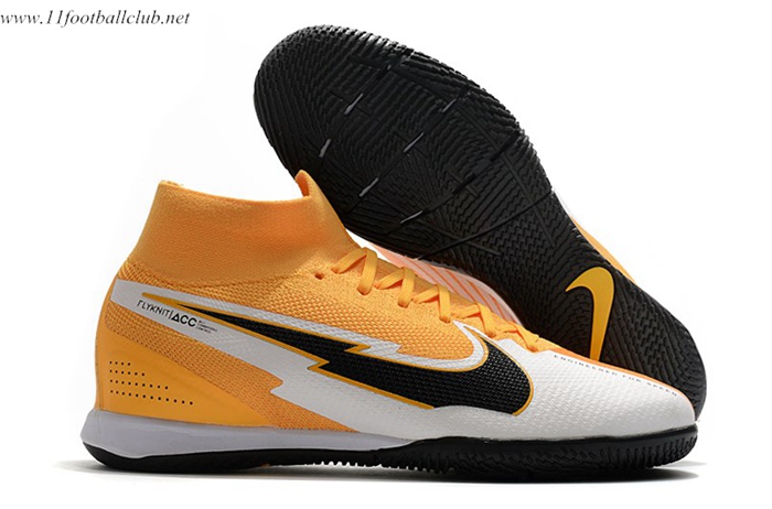 Nike Chaussures de Foot Mercurial Superfly 7 Elite MDS IC Orange
