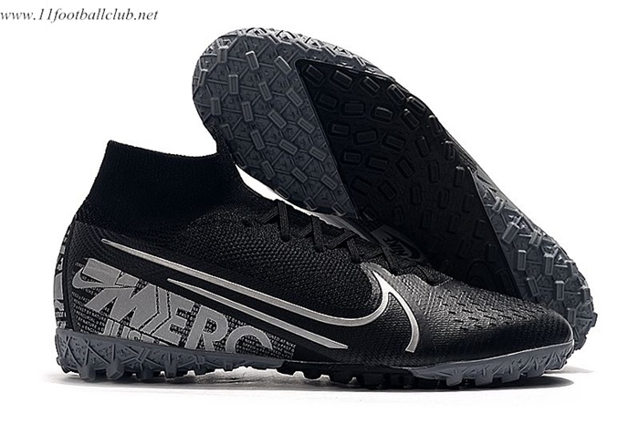 Nike Chaussures de Foot Mercurial Superfly 7 Elite MDS TF Noir