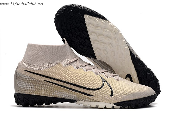 Nike Chaussures de Foot Mercurial Superfly 7 Elite MDS TF Brune