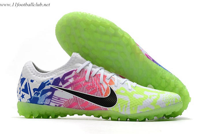 Nike Chaussures de Foot Vapor 13 Pro TF Rose/Bleu/Vert