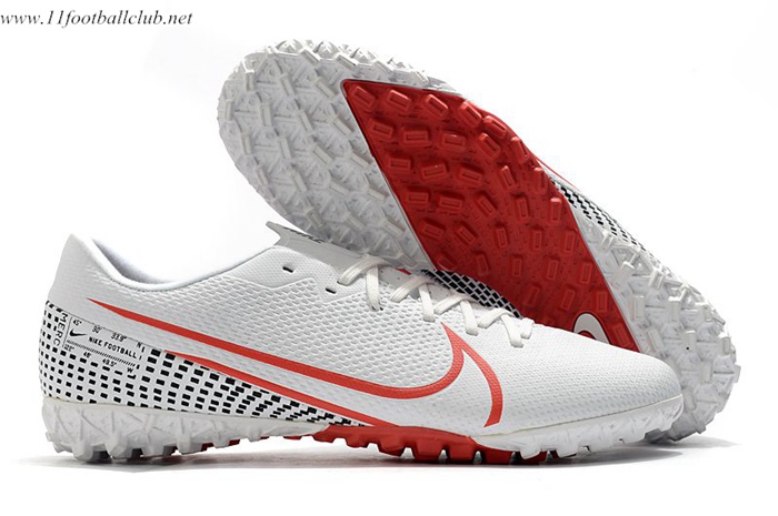 Nike Chaussures de Foot Mercurial Vapor 13 Academy TF Blanc