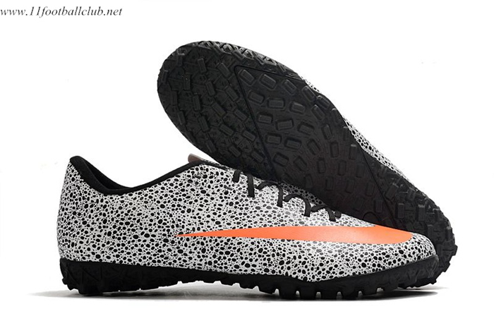 Nike Chaussures de Foot Mercurial Vapor 13 Academy TF Blanc/Noir