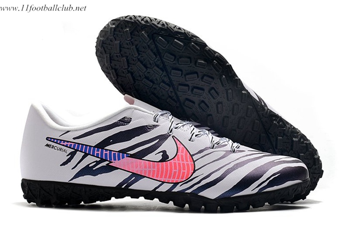 Nike Chaussures de Foot Mercurial Vapor 13 Academy TF Blanc/Pourpre