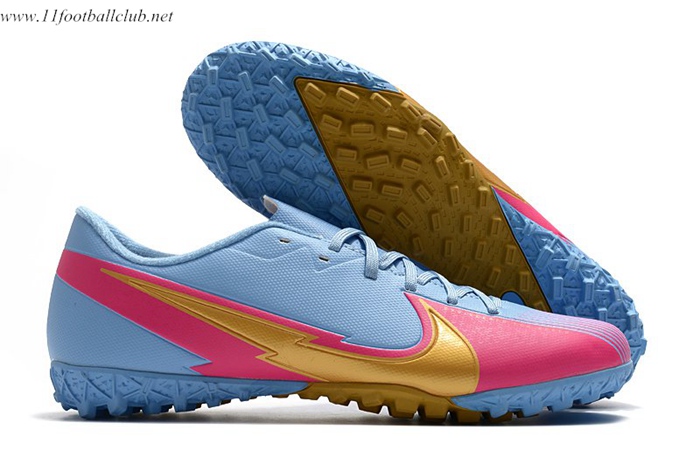 Nike Chaussures de Foot Mercurial Vapor 13 Academy TF Bleu/Rose