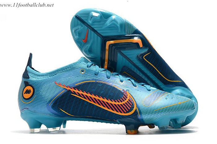 Nike Chaussures de Foot Mercurial Vapor XIV Elite FG Bleu Clair