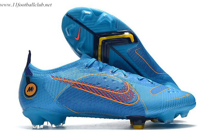 Nike Chaussures de Foot Mercurial Vapor XIV Elite FG Bleu