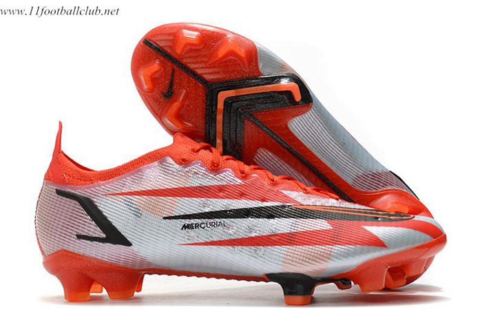 Nike Chaussures de Foot Vapor 14 Elite CR7 FG Rouge