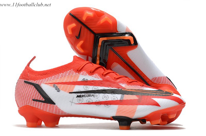 Nike Chaussures de Foot Vapor 14 Elite CR7 FG Rouge