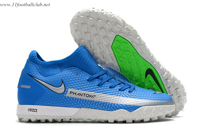 Nike Chaussures de Foot Phantom GT Academy Dynamic Fit TF Bleu