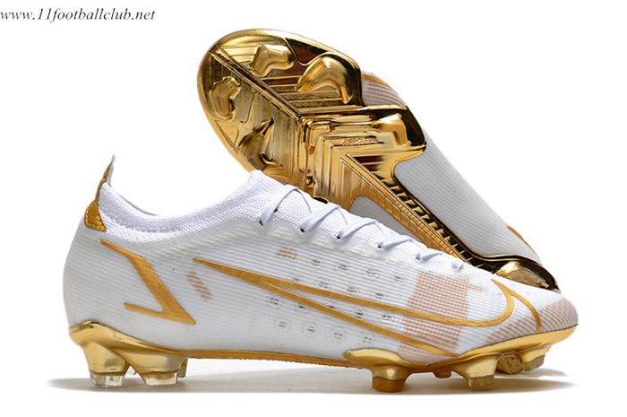 Nike Chaussures de Foot Vapor 14 Elite MDS FG Blanc