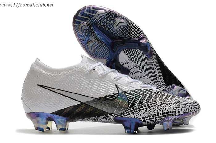 Nike Chaussures de Foot Mercurial Vapor 13 Elite FG Blanc/Noir