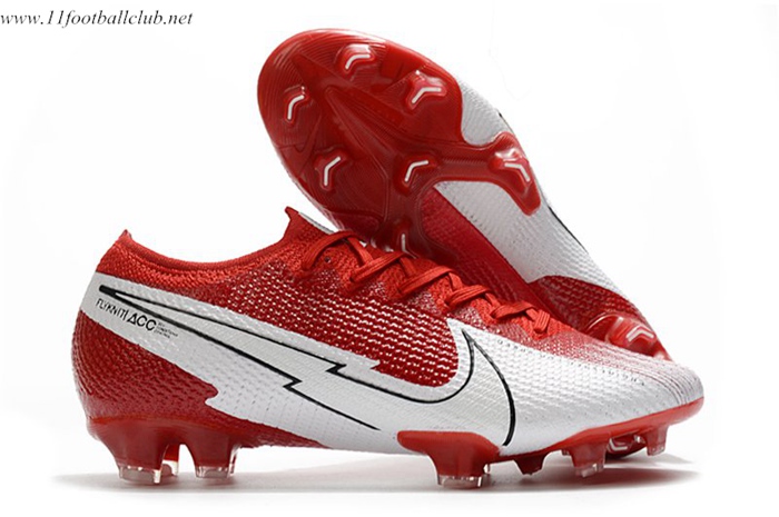 Nike Chaussures de Foot Mercurial Vapor 13 Elite FG Rouge