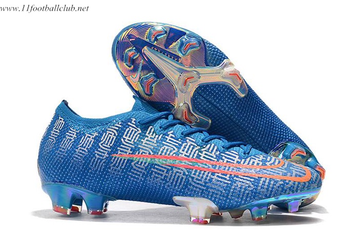 Nike Chaussures de Foot Mercurial Vapor 13 Elite CR7 FG Bleu