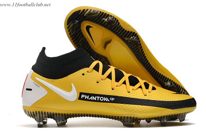 Nike Chaussures de Foot Phantom GT Elite Dynamic Fit FG Orange