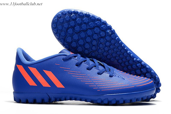 Adidas Chaussures de Foot Predator Edge4 TF Bleu