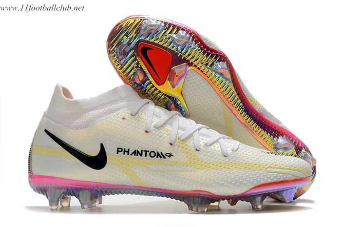 Nike Chaussures de Foot Phantom GT2 Elite DF FG Blanc