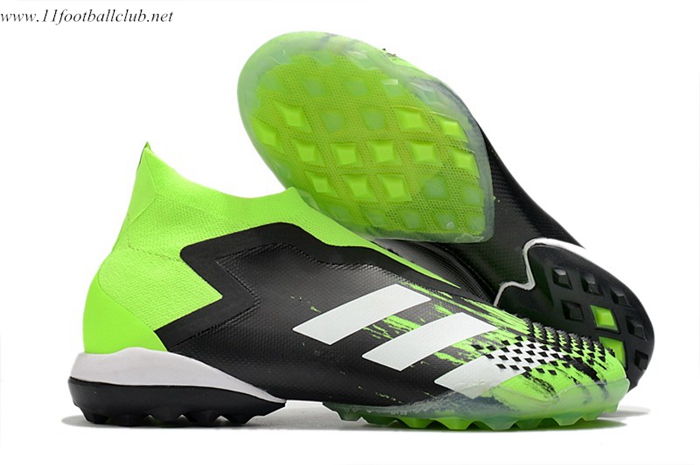 Adidas Chaussures de Foot Preator Mutator 20+ TF Vert/Noir