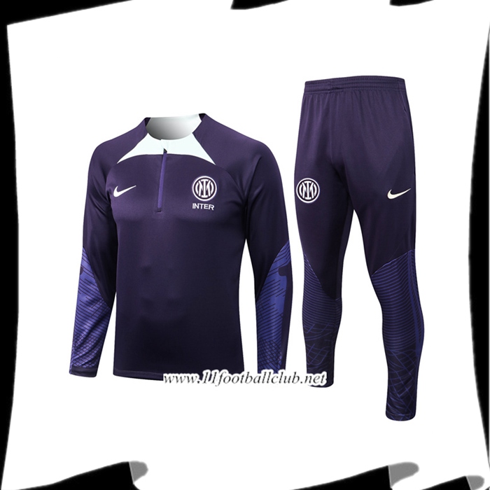 Ensemble Survetement de Foot Inter Milan Pourpre 2022/2023