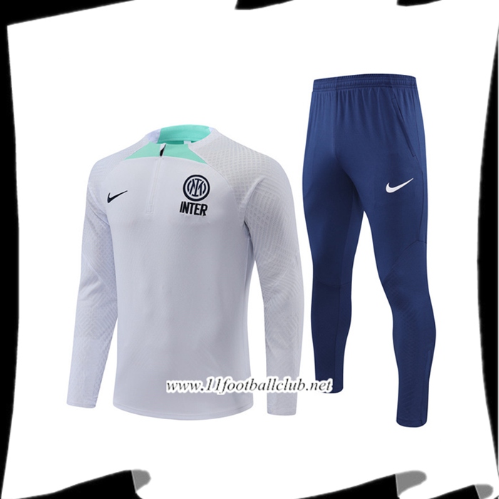 Ensemble Survetement de Foot Inter Milan Gris 2022/2023