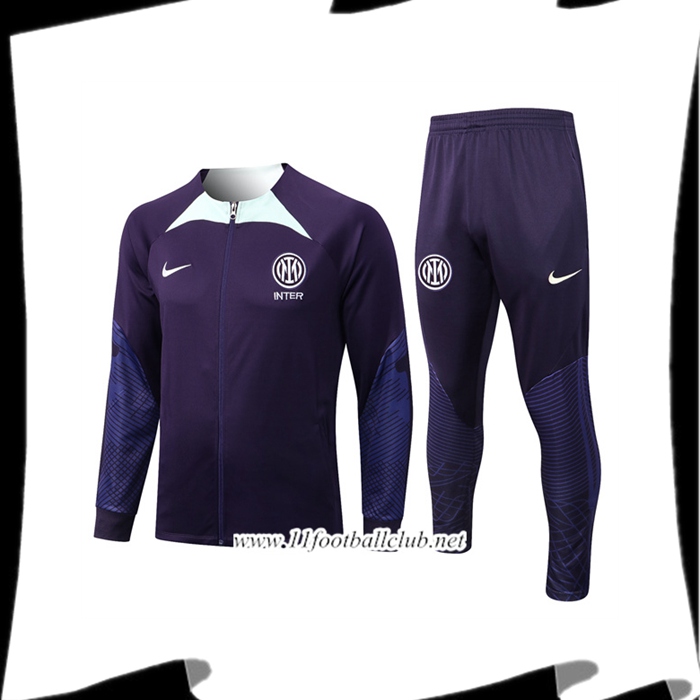 Ensemble Survetement de Foot - Veste Inter Milan Pourpre 2022/2023