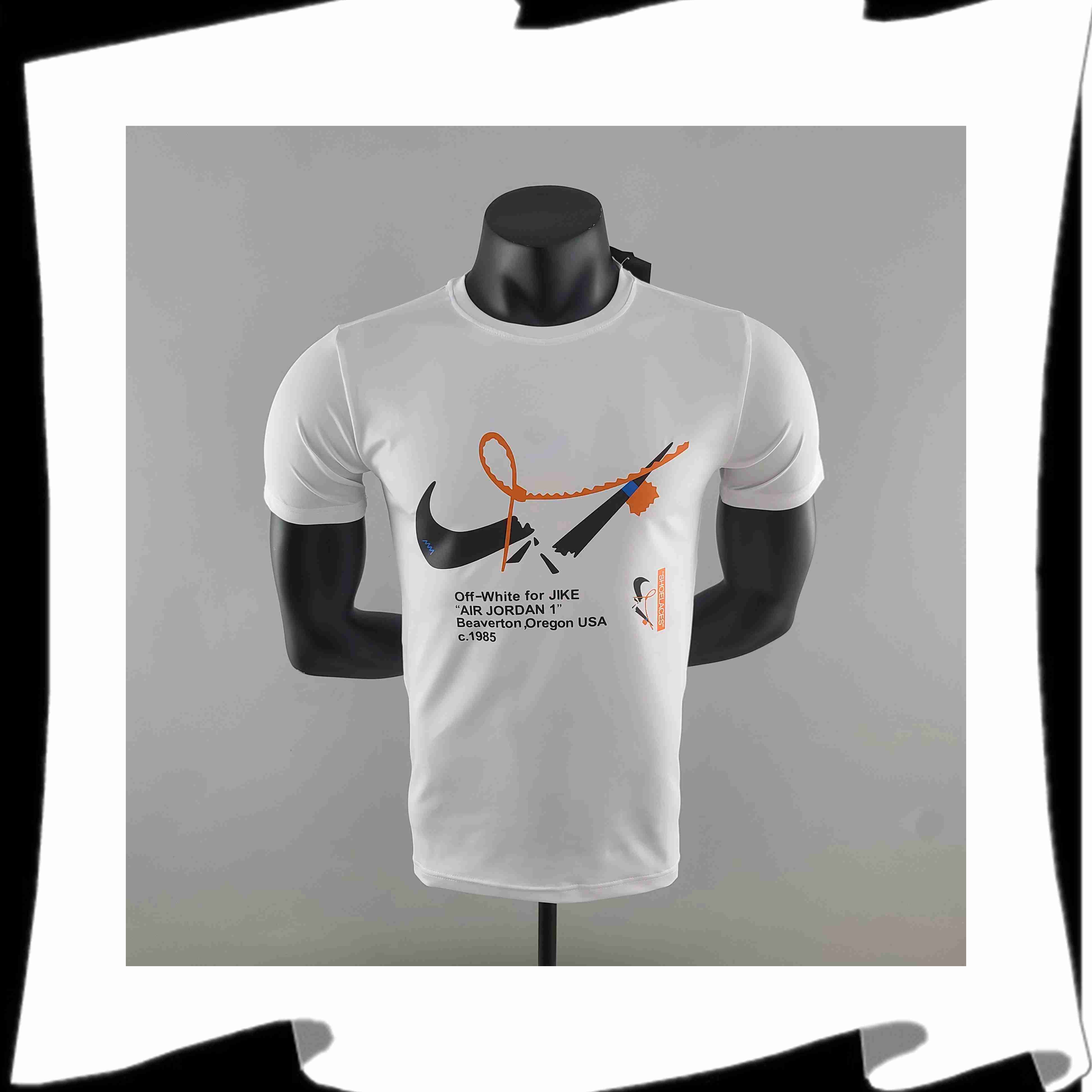 NBA T-Shirt Noir Blanc #K000225