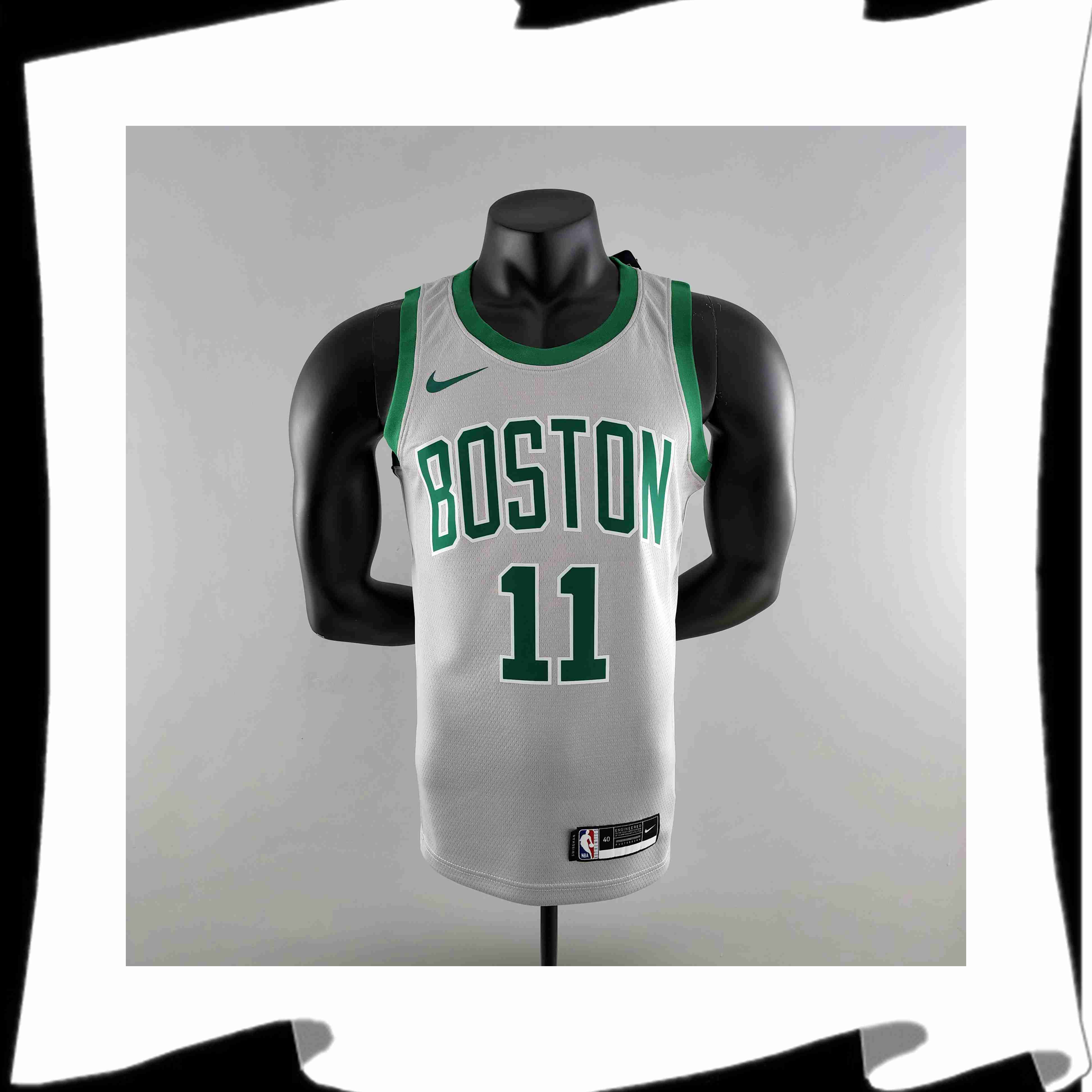 Maillot Boston Celtics (IRVING #11) Gris