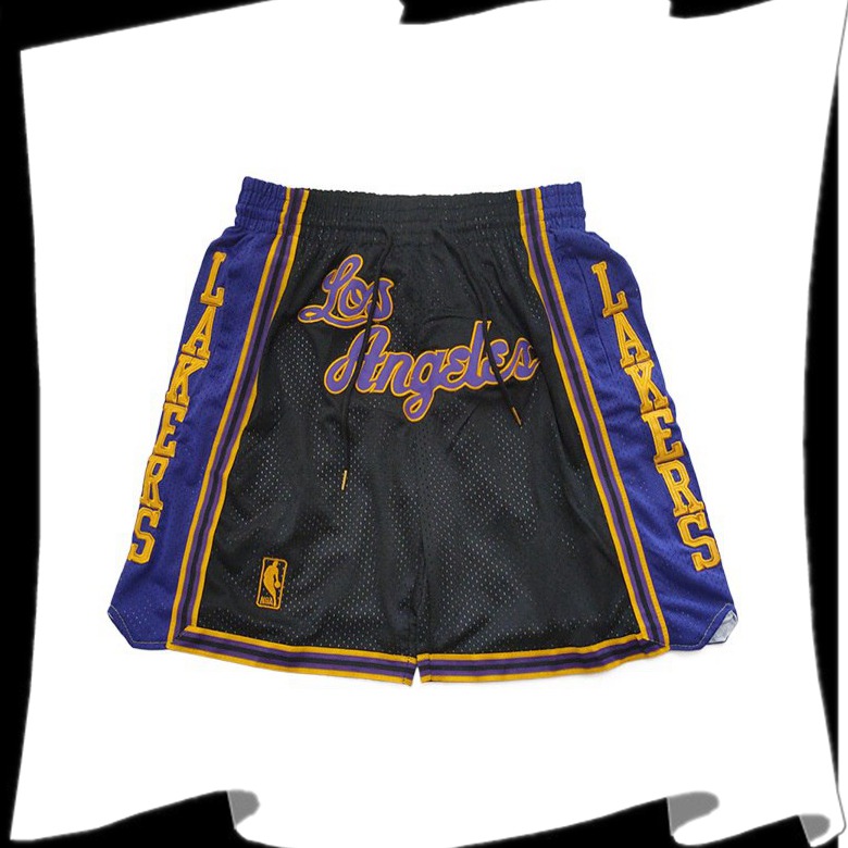 Shorts NBA Los Angeles Lakers Noir