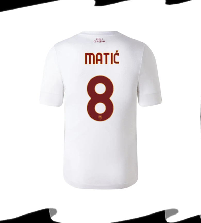 Maillot de Foot As Rome (MATIĆ #8) 2022/2023 Exterieur