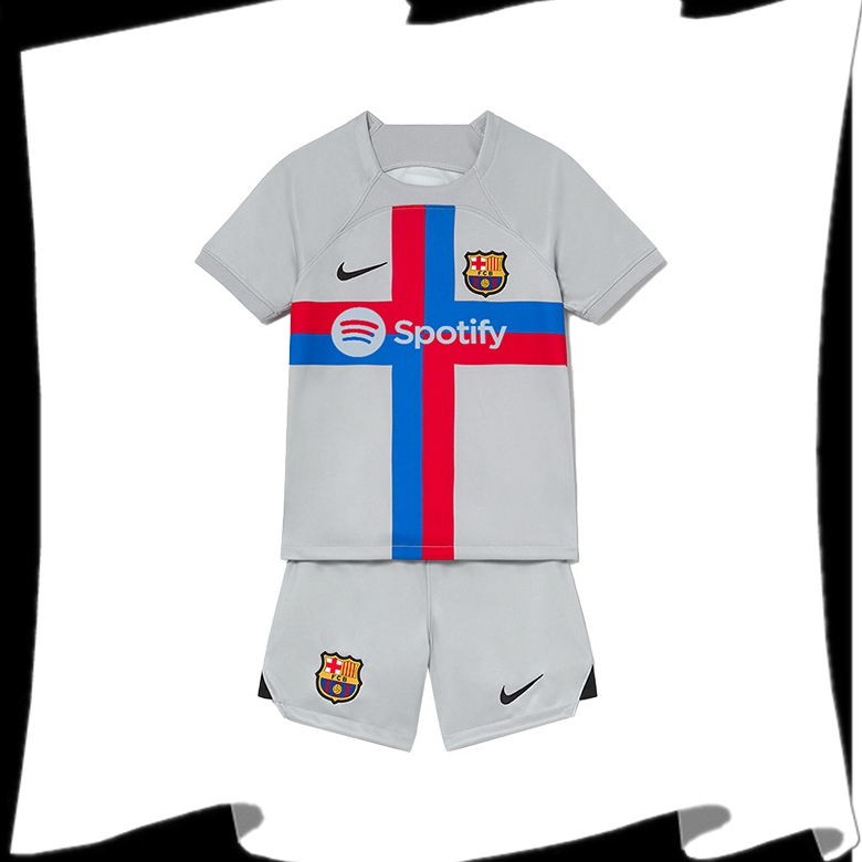 Nouveau Maillot de Foot FC Barcelone Enfant Third 2022/2023