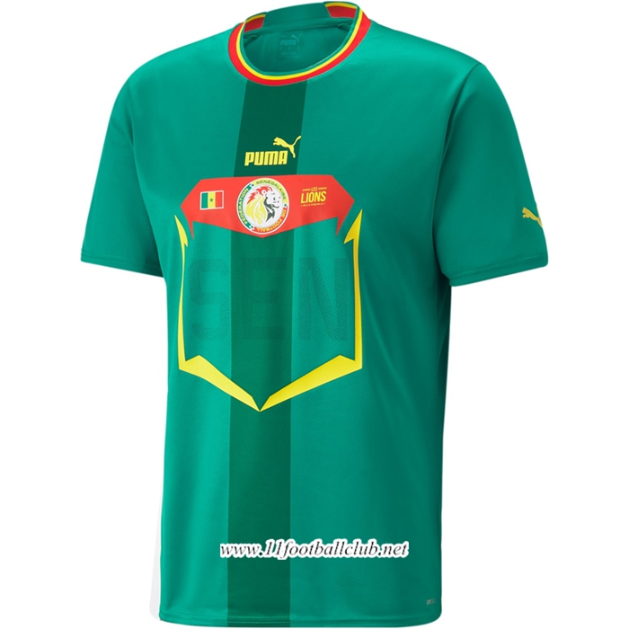 Nouveau Maillot Equipe Foot Sénégal Exterieur Coupe du monde 2022