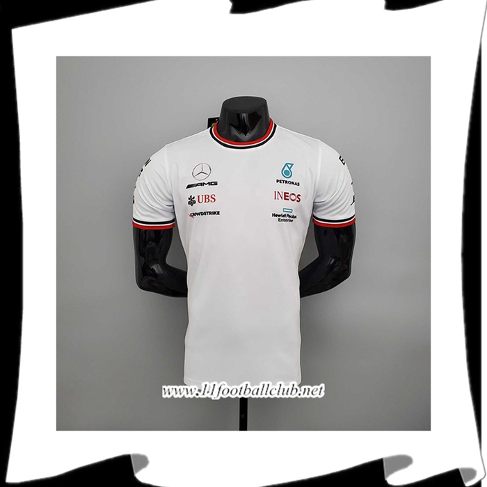 T-Shirt F1 Mercedes Benz Team Blanc 2022