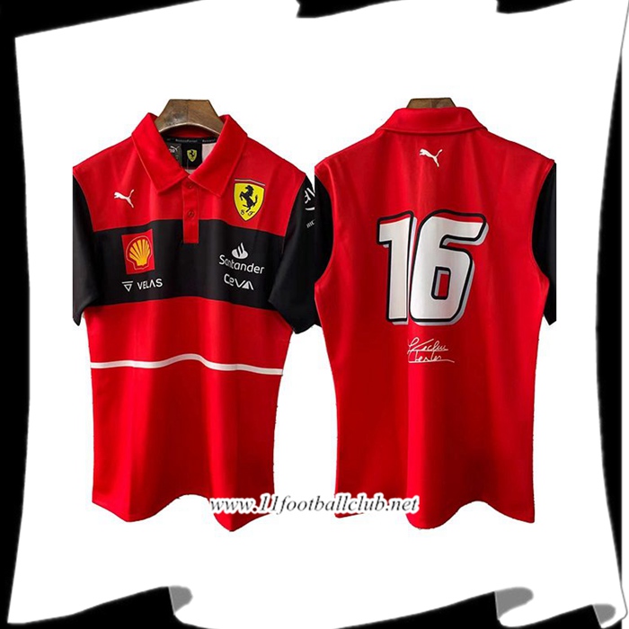 Polo F1 Scuderia Ferrari Team Rouge 2022
