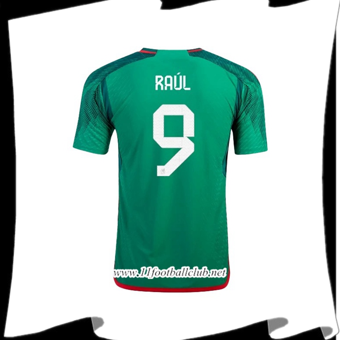 Maillot Equipe Foot Mexique (RAÚL #9) 2022/2023 Domicile