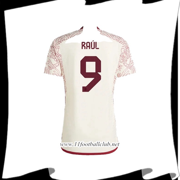 Maillot Equipe Foot Mexique (RAÚL #9) 2022/2023 Exterieur