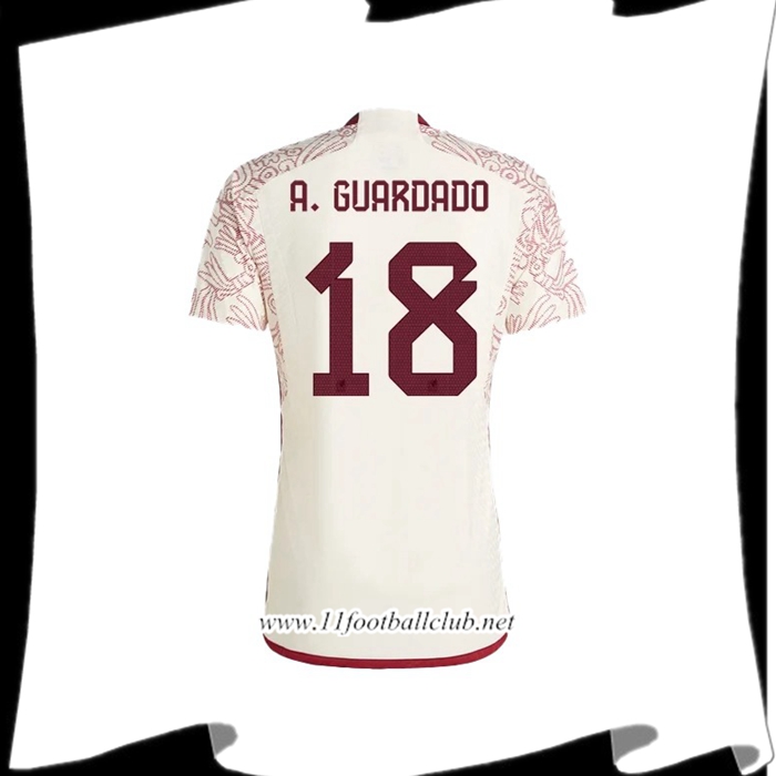 Maillot Equipe Foot Mexique (A. GUARDADO #18) 2022/2023 Exterieur