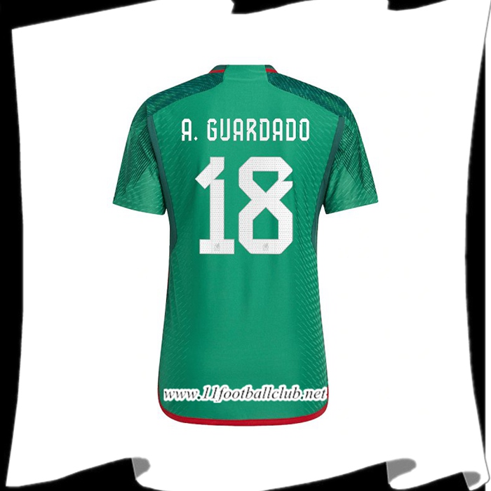 Maillot Equipe Foot Mexique (A. GUARDADO #18) 2022/2023 Domicile