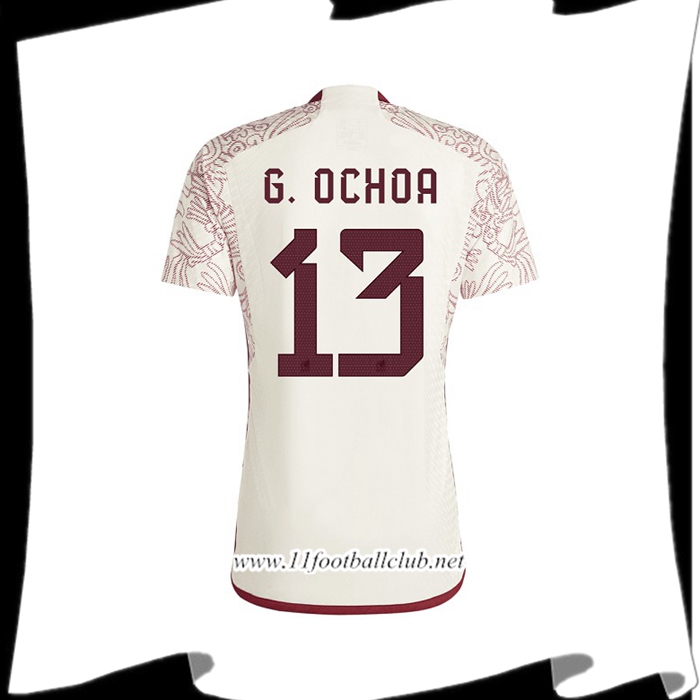 Maillot Equipe Foot Mexique (G. OCHOA #13) 2022/2023 Exterieur