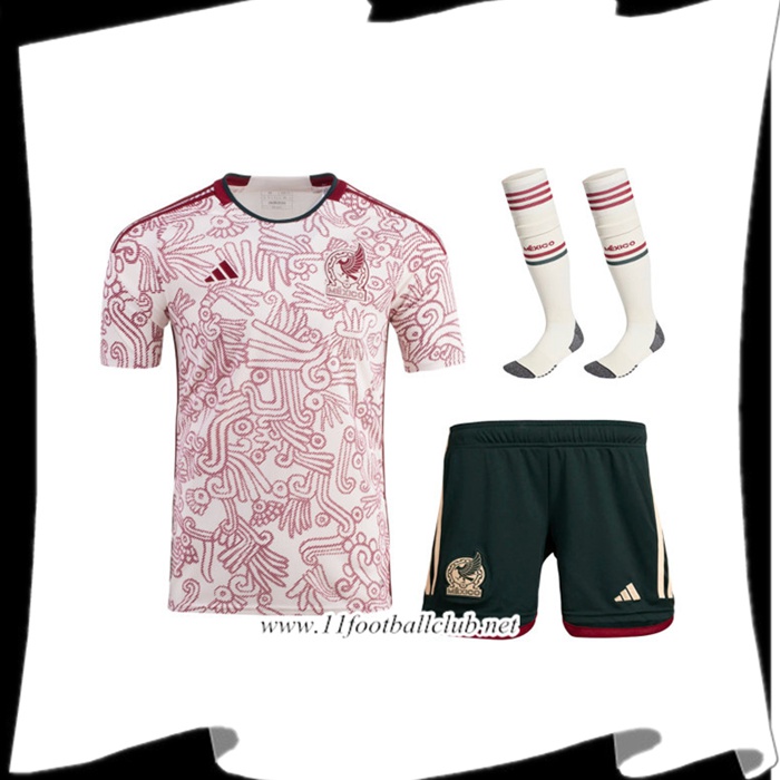 Ensemble Maillot Foot Mexique Exterieur (Short + Chaussettes) 2022/2023