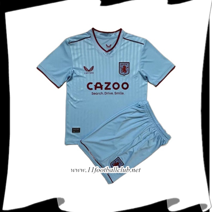 Nouveau Maillot de Foot Aston Villa Enfant Exterieur 2022/2023