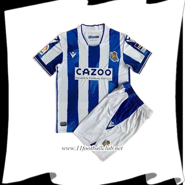 Nouveau Maillot de Foot Real Sociedad Enfant Domicile 2022/2023