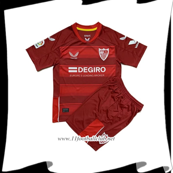 Nouveau Maillot de Foot Sevilla FC Enfant Exterieur 2022/2023