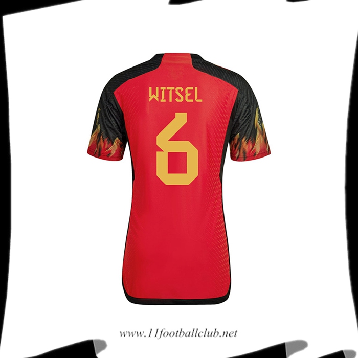 Maillot Equipe Foot Belgique (WITSEL #6) 2022/2023 Domicile