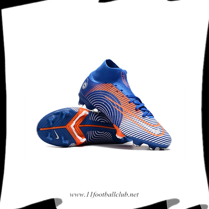 Nike Chaussures de Foot Mercurial 14 High Gang FG Bleu