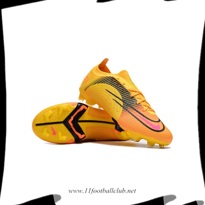 Nike Chaussures de Foot Mercurial 14 Low Gang FG Orange