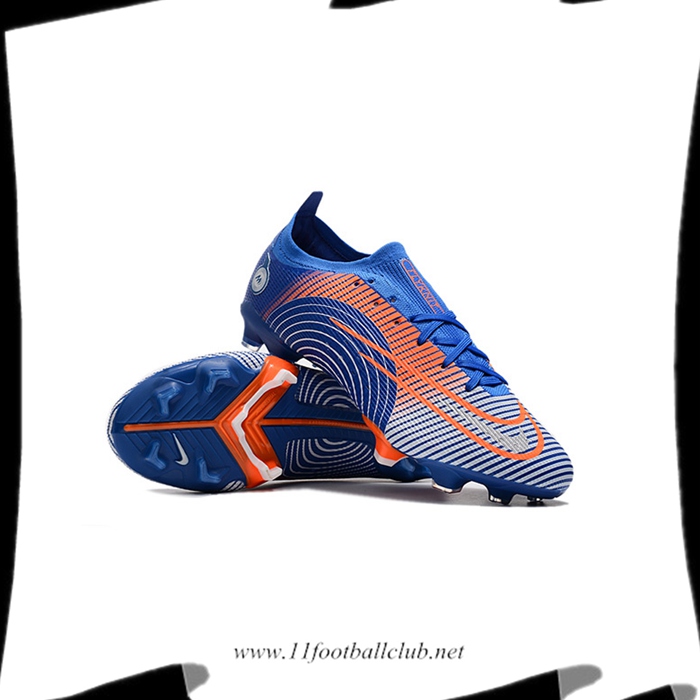 Nike Chaussures de Foot Mercurial 14 Low Gang FG Bleu