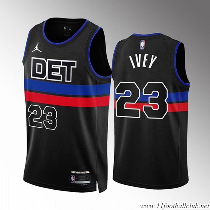 Maillot Detroit Pistons (IVEY #23) 2022/23 Noir