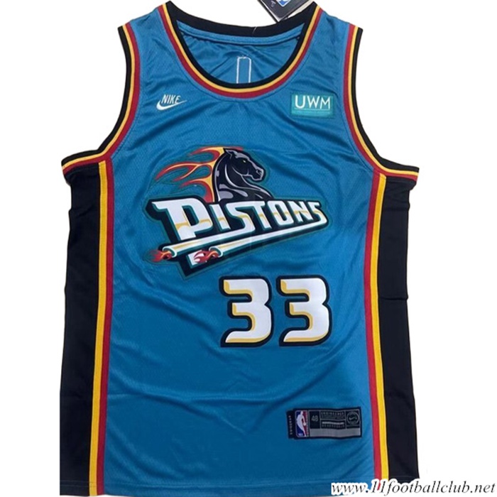 Maillot Detroit Pistons (HILL #33) 2022/23 Bleu Clair