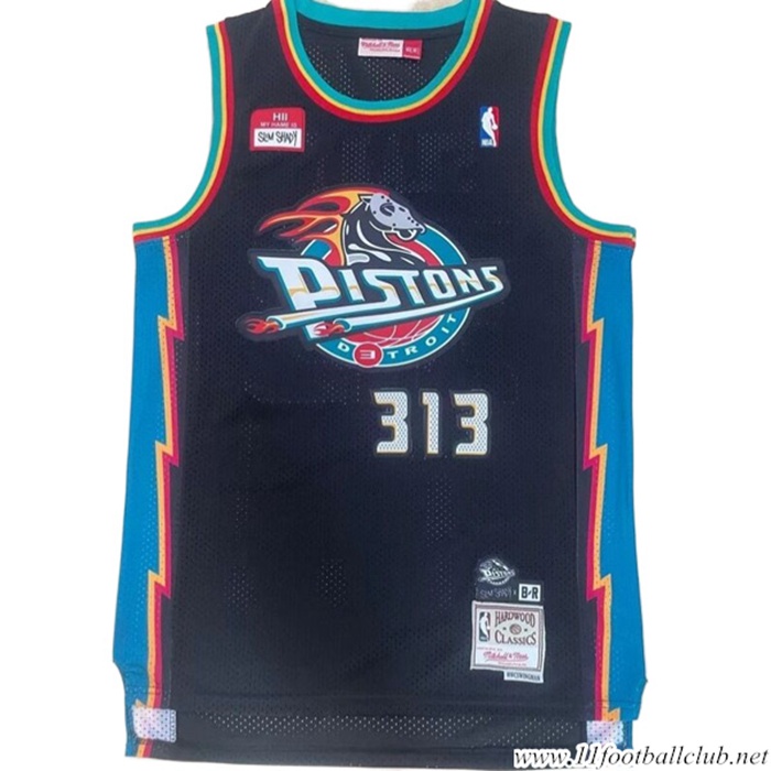 Maillot Detroit Pistons (SHADY #313) 2022/23 Noir