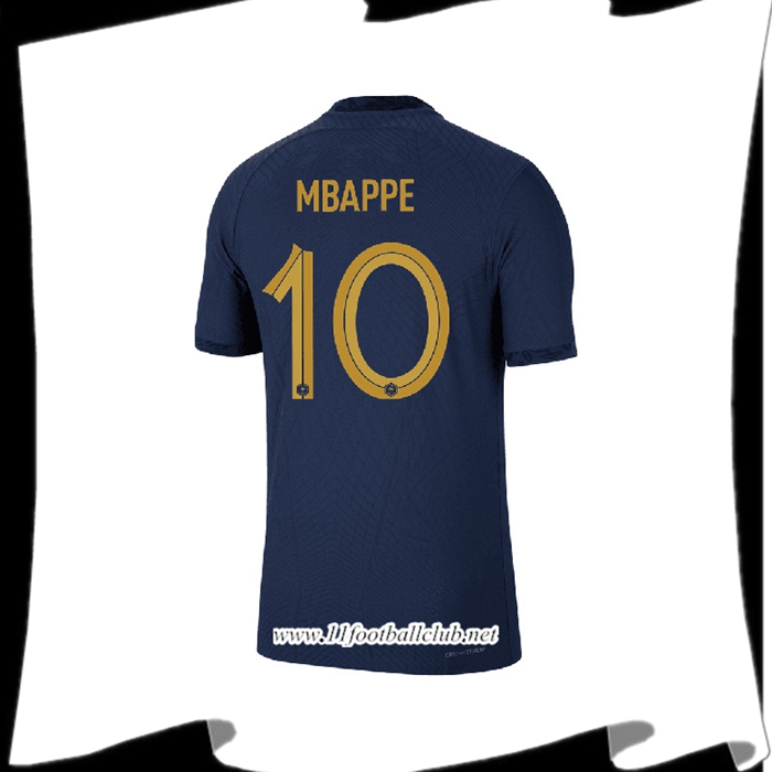 Maillot Equipe Foot France (MBAPPE #10) 2022/2023 Domicile