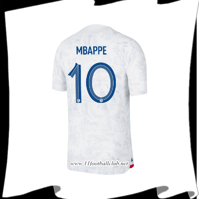 Maillot Equipe Foot France (MBAPPE #10) 2022/2023 Exterieur